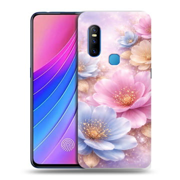 Силиконовый чехол на Vivo V15 с принтом женский