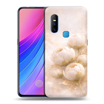 Силиконовый чехол на Vivo V15 с принтом женский