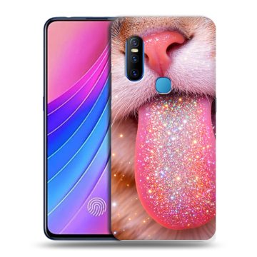 Силиконовый чехол на Vivo V15 с принтом для девочек