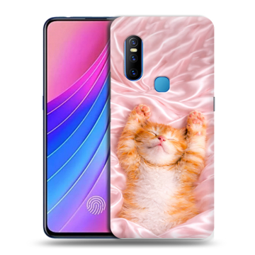 Силиконовый чехол на Vivo V15 с принтом женский