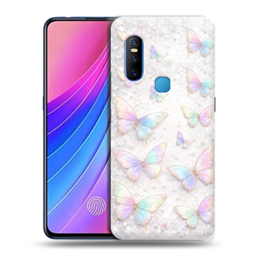 Силиконовый чехол на Vivo V15 с принтом женский