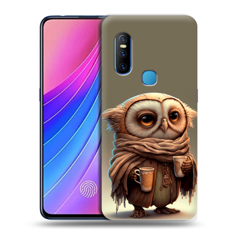 Пластиковый чехол на Vivo V15 с принтом Сова Пластиковый чехол на Vivo V15 с принтом Сова