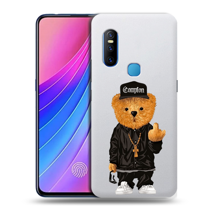 Пластиковый чехол на Vivo V15 с принтом Плюшевый медведь Пластиковый чехол на Vivo V15 с принтом Плюшевый медведь