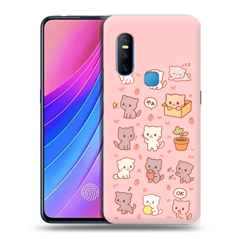 Силиконовый чехол на Vivo V15 с принтом Hello Kitty Хелоу Кити Силиконовый чехол на Vivo V15 с принтом Hello Kitty Хелоу Кити