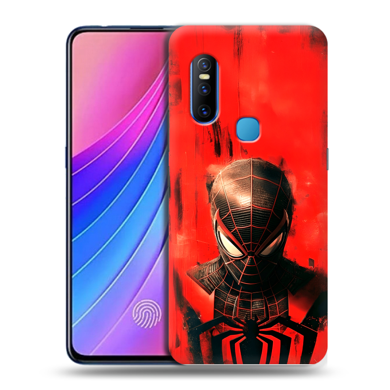 Пластиковый чехол на Vivo V15 с принтом человек паук spiderman Пластиковый чехол на Vivo V15 с принтом человек паук spiderman