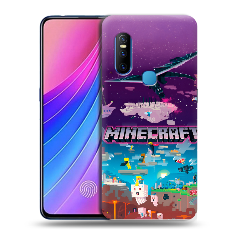 Силиконовый чехол на Vivo V15 с принтом Майнкрафт Minecraft Силиконовый чехол на Vivo V15 с принтом Майнкрафт Minecraft
