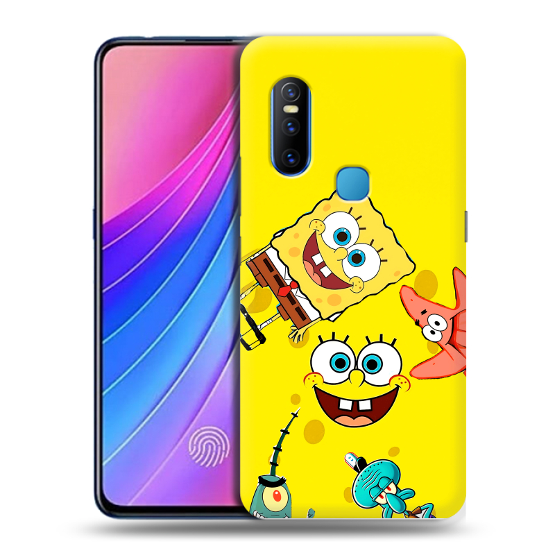 Силиконовый чехол на Vivo V15 с принтом Спанч боб Спанчбоб Силиконовый чехол на Vivo V15 с принтом Спанч боб Спанчбоб