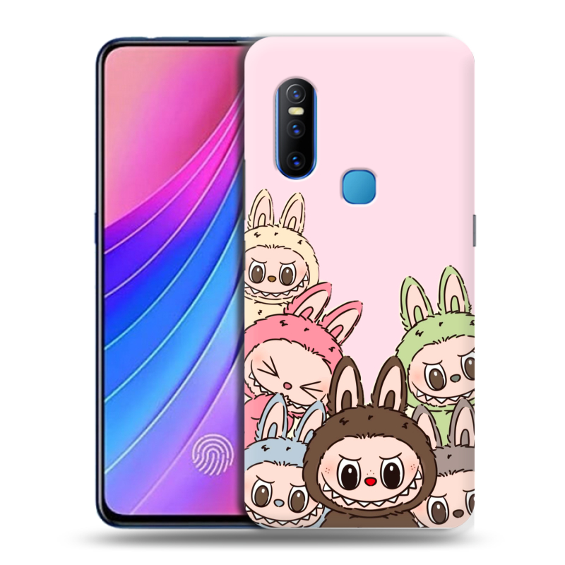 Пластиковый чехол на Vivo V15 с принтом Лабубу Пластиковый чехол на Vivo V15 с принтом Лабубу