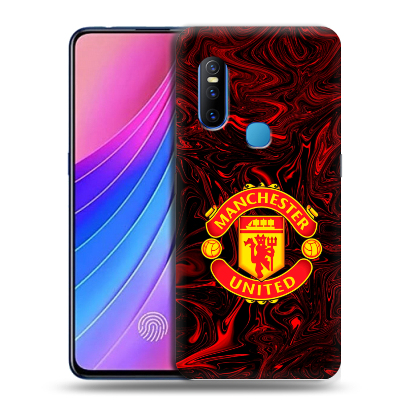 Пластиковый чехол на Vivo V15 с принтом Manchester United Пластиковый чехол на Vivo V15 с принтом Manchester United