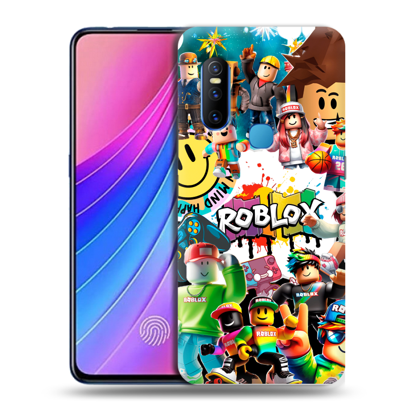 Силиконовый чехол на Vivo V15 с принтом Roblox Роблокс Силиконовый чехол на Vivo V15 с принтом Roblox Роблокс