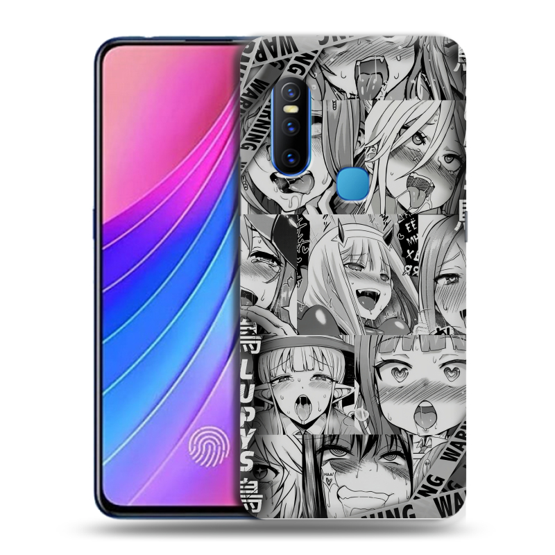 Пластиковый чехол на Vivo V15 с принтом Ahegao Ахегао Аниме Пластиковый чехол на Vivo V15 с принтом Ahegao Ахегао Аниме