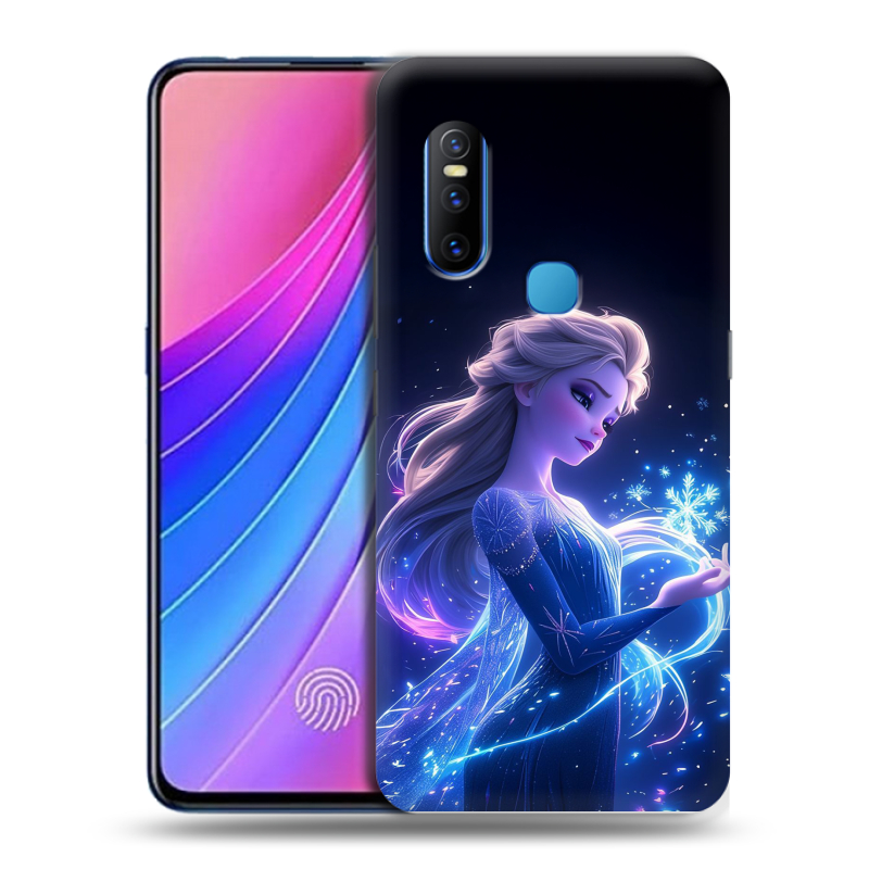 Пластиковый чехол на Vivo V15 с принтом Холодное сердце Frozen Пластиковый чехол на Vivo V15 с принтом Холодное сердце Frozen
