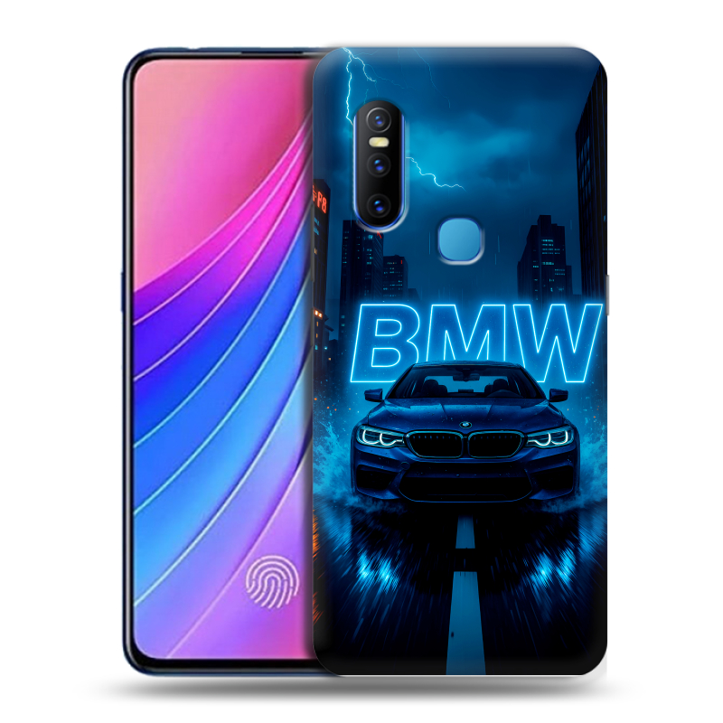 Силиконовый чехол на Vivo V15 с принтом BMW БМВ Силиконовый чехол на Vivo V15 с принтом BMW БМВ