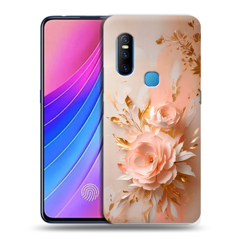 Пластиковый чехол на Vivo V15 с принтом женский Пластиковый чехол на Vivo V15 с принтом женский