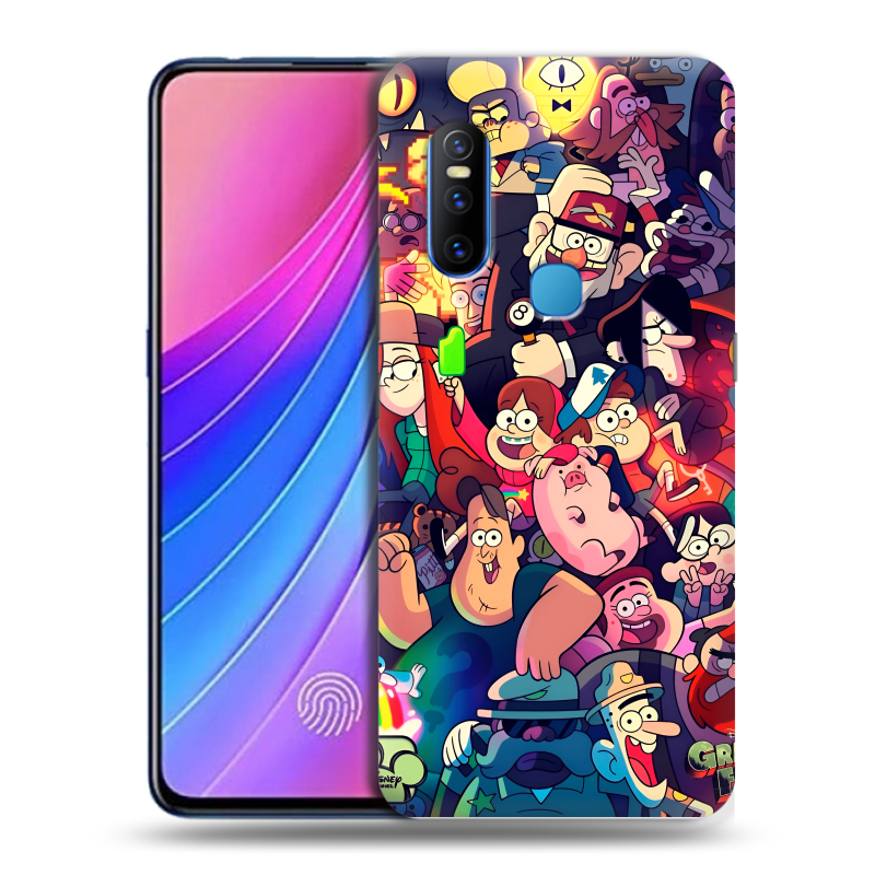 Силиконовый чехол на Vivo V15 с принтом Gravity Falls Гравити Фолз Силиконовый чехол на Vivo V15 с принтом Gravity Falls Гравити Фолз