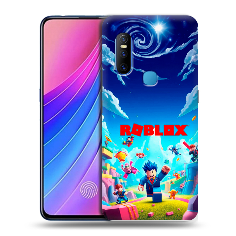 Силиконовый чехол на Vivo V15 с принтом Roblox Роблокс Силиконовый чехол на Vivo V15 с принтом Roblox Роблокс