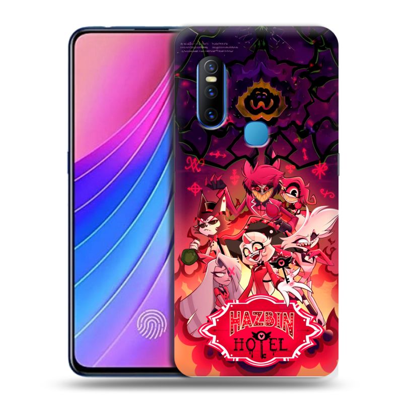 Силиконовый чехол на Vivo V15 с принтом Hazbin Hotel Отель Хазбин Силиконовый чехол на Vivo V15 с принтом Hazbin Hotel Отель Хазбин