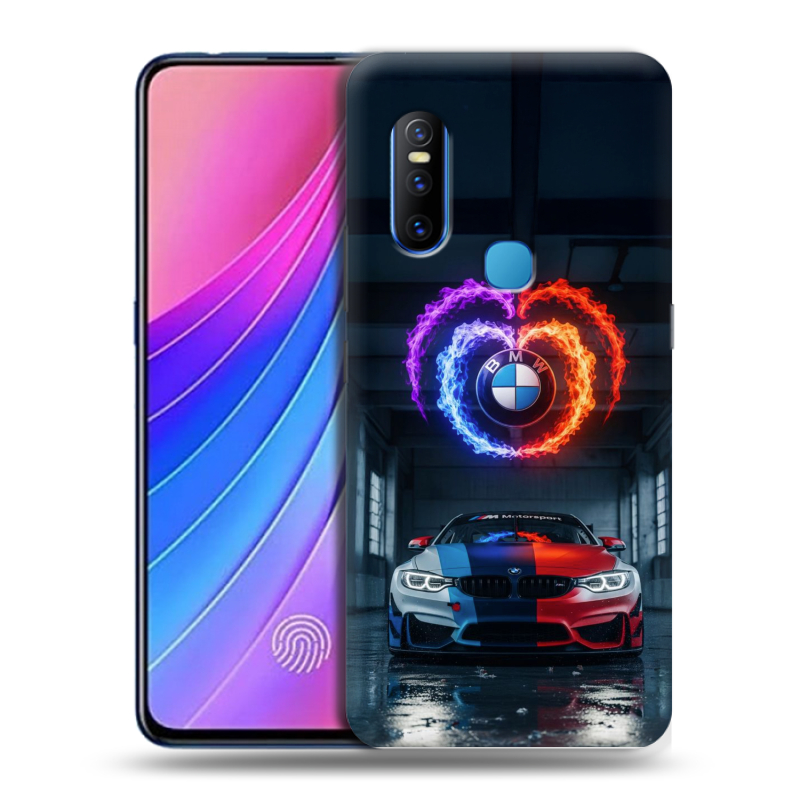 Пластиковый чехол на Vivo V15 с принтом BMW БМВ Пластиковый чехол на Vivo V15 с принтом BMW БМВ