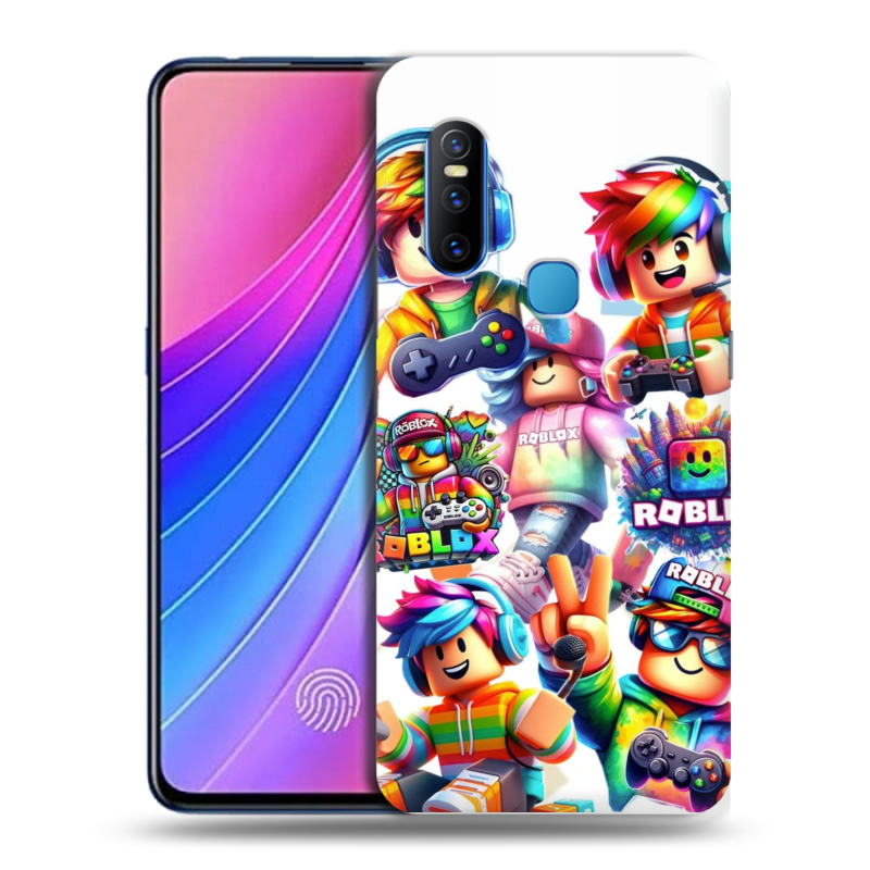 Силиконовый чехол на Vivo V15 с принтом Roblox Роблокс Силиконовый чехол на Vivo V15 с принтом Roblox Роблокс