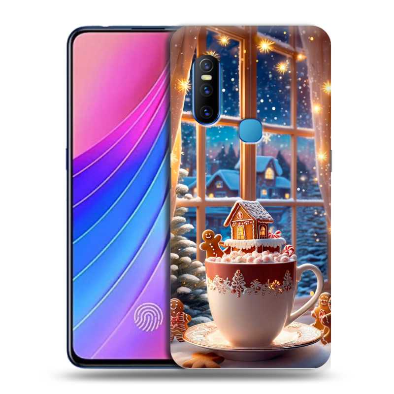 Пластиковый чехол на Vivo V15 с принтом Новый год Пластиковый чехол на Vivo V15 с принтом Новый год