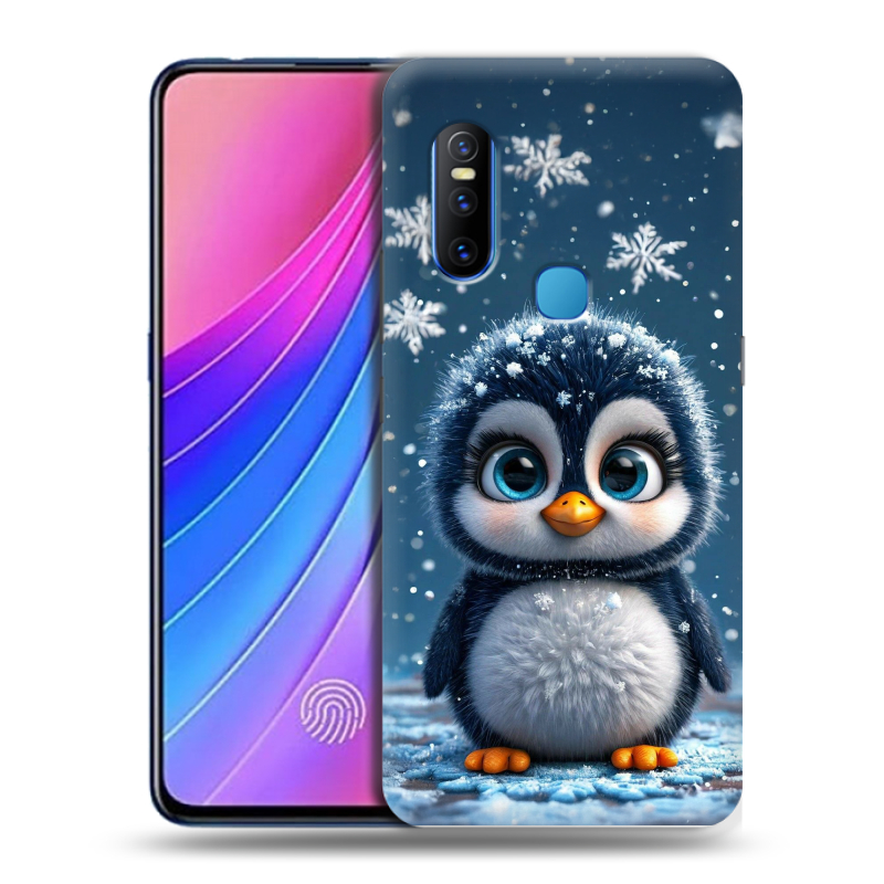 Силиконовый чехол на Vivo V15 с принтом Новый год Силиконовый чехол на Vivo V15 с принтом Новый год