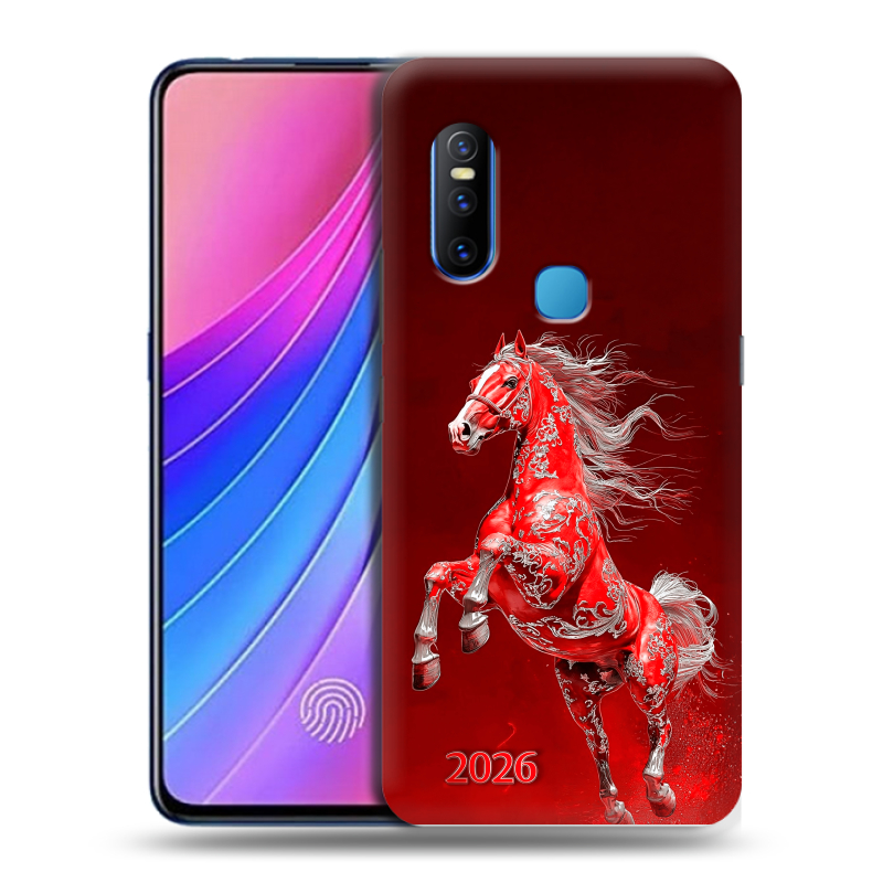 Пластиковый чехол на Vivo V15 с принтом Новый год Пластиковый чехол на Vivo V15 с принтом Новый год