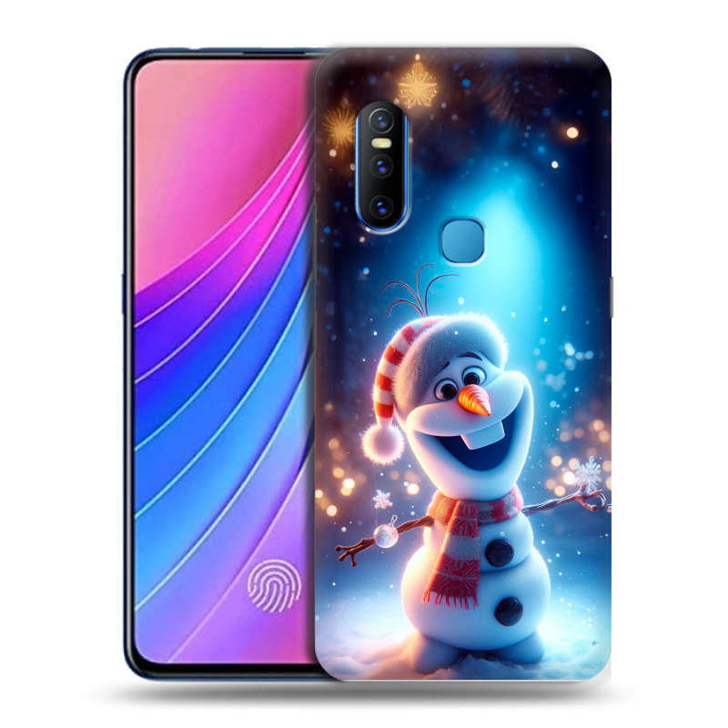Пластиковый чехол на Vivo V15 с принтом Новый год Пластиковый чехол на Vivo V15 с принтом Новый год