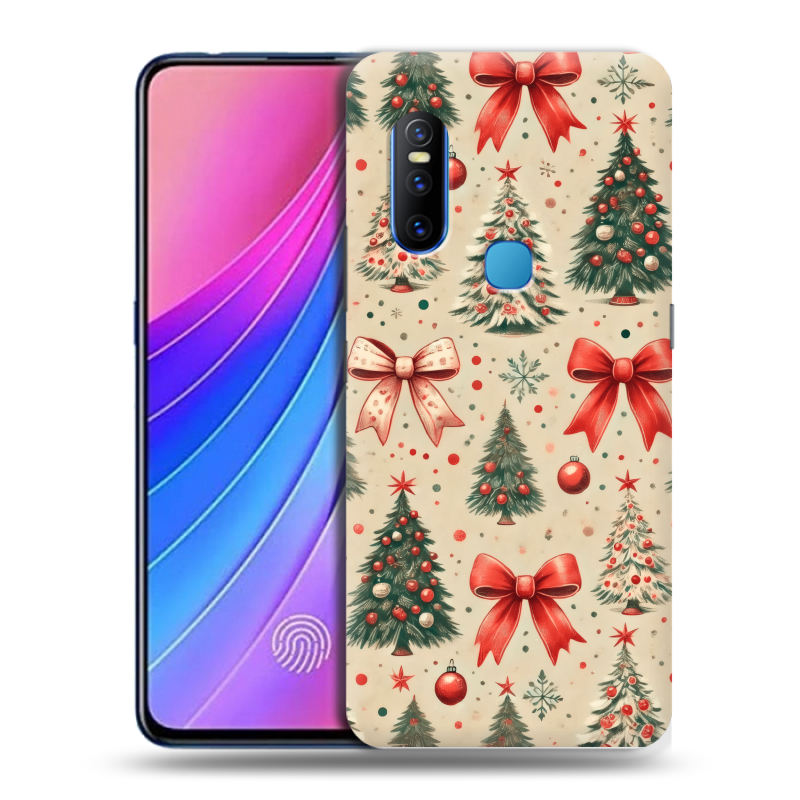 Пластиковый чехол на Vivo V15 с принтом Новый год Пластиковый чехол на Vivo V15 с принтом Новый год