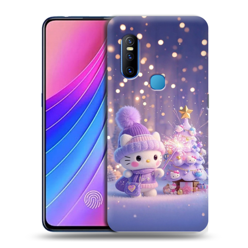 Силиконовый чехол на Vivo V15 с принтом Новый год Силиконовый чехол на Vivo V15 с принтом Новый год