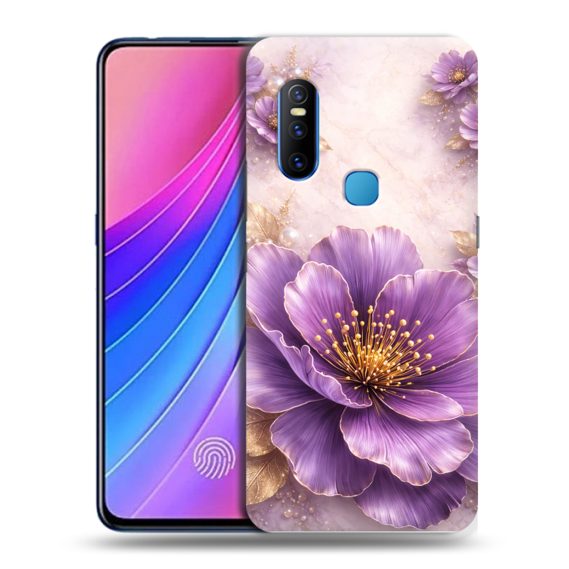 Силиконовый чехол на Vivo V15 с принтом женский Силиконовый чехол на Vivo V15 с принтом женский
