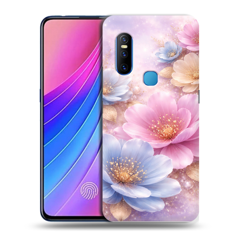Силиконовый чехол на Vivo V15 с принтом женский Силиконовый чехол на Vivo V15 с принтом женский