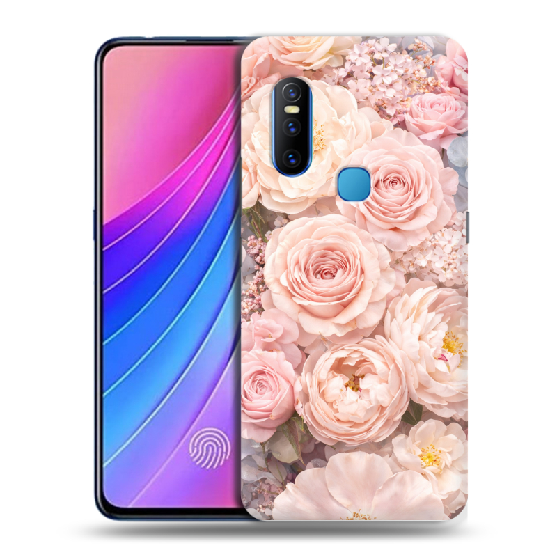 Пластиковый чехол на Vivo V15 с принтом женский Пластиковый чехол на Vivo V15 с принтом женский