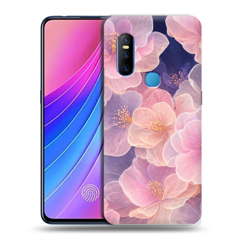 Силиконовый чехол на Vivo V15 с принтом женский Силиконовый чехол на Vivo V15 с принтом женский