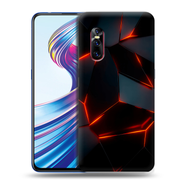 Силиконовый чехол на Vivo V15 Pro с принтом Яркие абстракции
