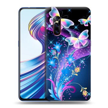 Силиконовый чехол на Vivo V15 Pro с принтом Бабочки