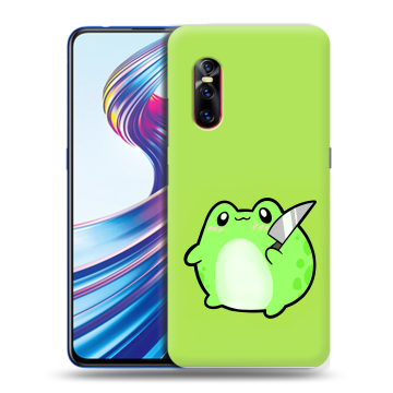 Силиконовый чехол на Vivo V15 Pro с принтом Лягушенок