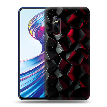 Силиконовый чехол на Vivo V15 Pro с принтом Абстракция