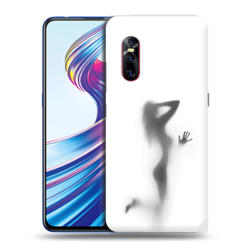 Силиконовый чехол на Vivo V15 Pro с принтом Силуэт