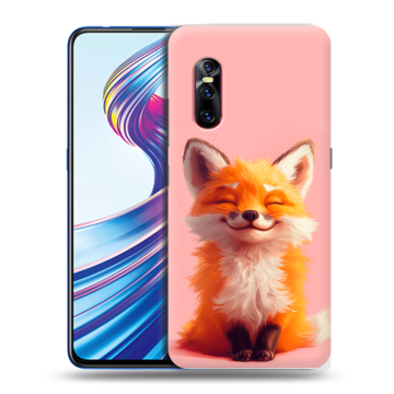 Силиконовый чехол на Vivo V15 Pro с принтом милая лиса