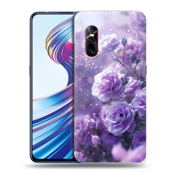 Силиконовый чехол на Vivo V15 Pro с принтом Розы цветы