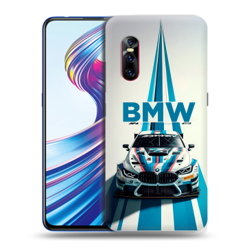 Силиконовый чехол на Vivo V15 Pro с принтом БМВ BMW