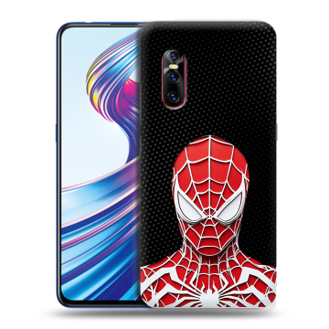 Силиконовый чехол на Vivo V15 Pro с принтом человек паук spiderman