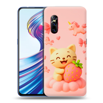 Силиконовый чехол на Vivo V15 Pro с принтом для девочек