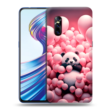Силиконовый чехол на Vivo V15 Pro с принтом Панда