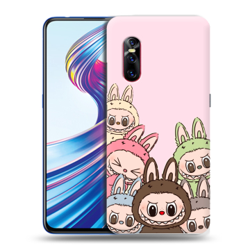 Силиконовый чехол на Vivo V15 Pro с принтом Лабубу