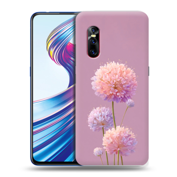 Силиконовый чехол на Vivo V15 Pro с принтом Цветы