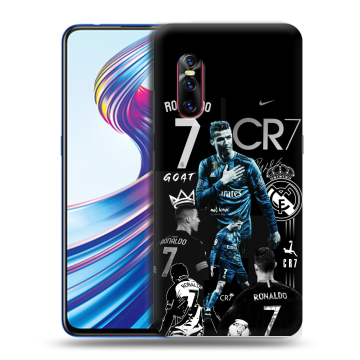 Силиконовый чехол на Vivo V15 Pro с принтом Реал Роналдо