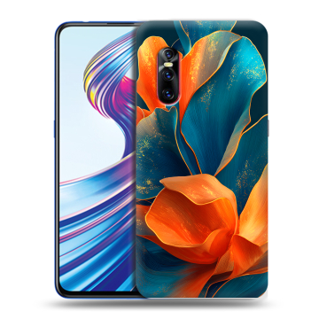 Силиконовый чехол на Vivo V15 Pro с принтом Цветы