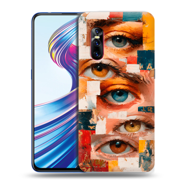 Силиконовый чехол на Vivo V15 Pro с принтом Модный принт