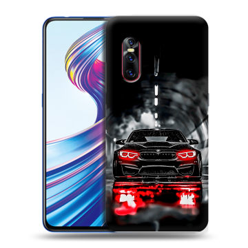 Силиконовый чехол на Vivo V15 Pro с принтом BMW БМВ